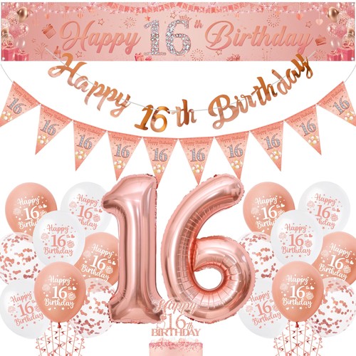 16th birthday decorations - birthday,