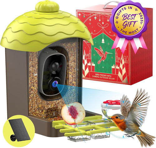 Smart bird feeder with camera - smart,
