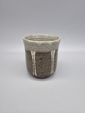 A Studio Pottery Footed Yunomi / Tea Cup By Motoko Wakana.