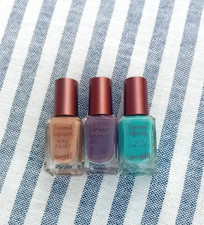 Barry M Coconut Infusion Nail Paint Trio Brown Turquoise Purple Polish Set of 3