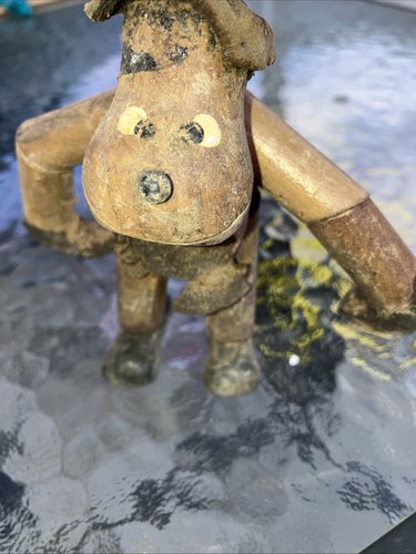 Midcentury wooden monkey - wooden,