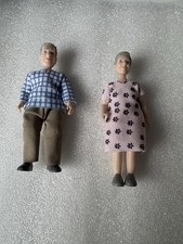 Lundby Dolls house Dolls  Elderly Couple