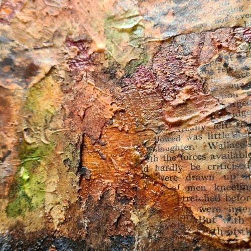 Mixed media art - media, painting