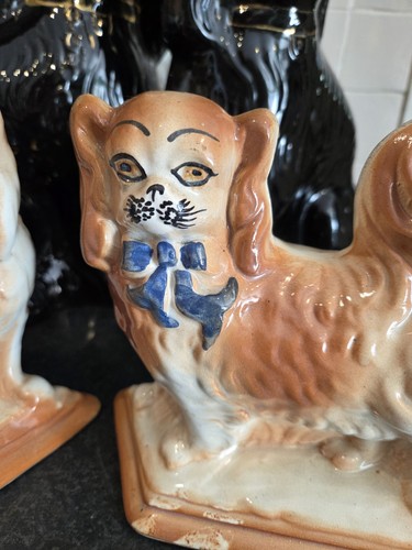 Antique pair staffordshire - antique,