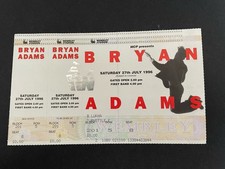 Bryan Adams Ticket 1996