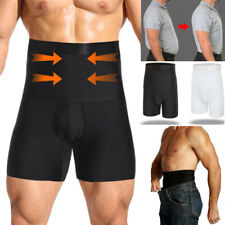 Men's Slimmer Pants Compression High Waist Boxer Shorts Tummy Body Shaper Girdle