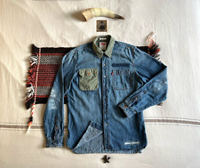 Levis US Army Shirt M Denim Military LVC-ish RRL-ish Vintage 2014 Distress LNWOT