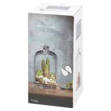 Tall Clear Glass Display Cake Food Dessert Patisserie & Dome Cover Lid MIDI