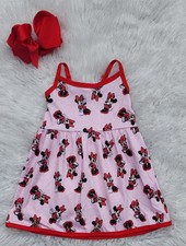 Pink Polka Dot Mouse Bow Girls