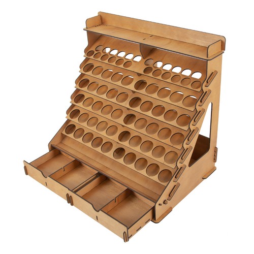 Model paint storage - rack, wood