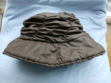 Hawkins Waxed Cotton Hat, Brown, 58cm