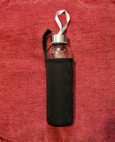 Reusable clear glass water - clear, /