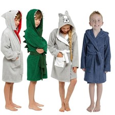 Kids Towelling Robe Boys Girls