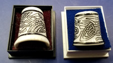 2x Celtic Bird Thimbles in