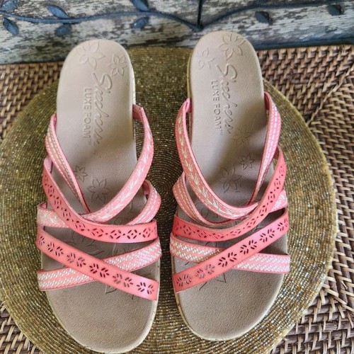Sketchers sandal strappy cork - sketchers,