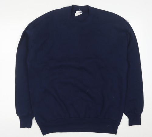 Jerzees men blue - xl, crew