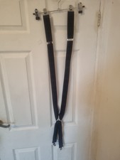 MENS WIDE DARK GREEN TARTAN BRACES 