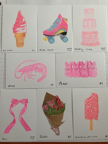 Inciardi mini prints pinks - -,