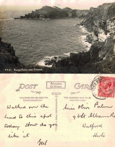 Vintage postcard rumps - vintage,