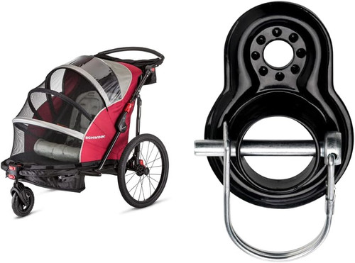 Kids bike trailer - 2-in-1,