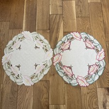 Vintage floral embroidered