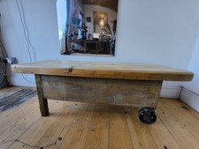 Unique Handmade Artisan Solid Wood Coffee Table – Rustic Natural Sculpture
