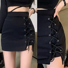 Sexy Lace Up Skirt Daily Mini