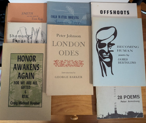 Lot poetry chapbooks - of,