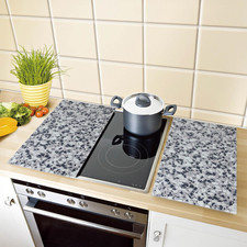 Set granite effect glass - 2,