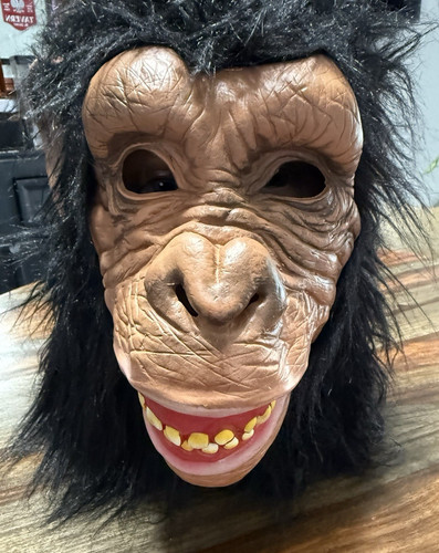 Halloween scary monkey chimp - scary,