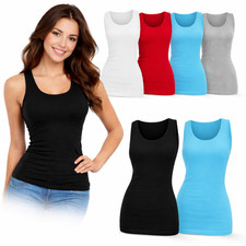 1,2 PACK LADIES VEST WOMENS