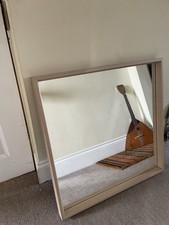 Square Wooden Ikea Wall Mirror