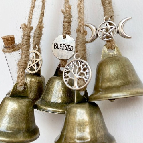 Witch wind chime - witch, door