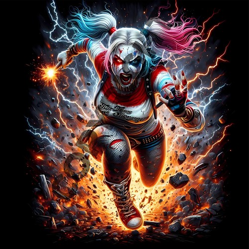 Batman shirt harley - harley, quinn