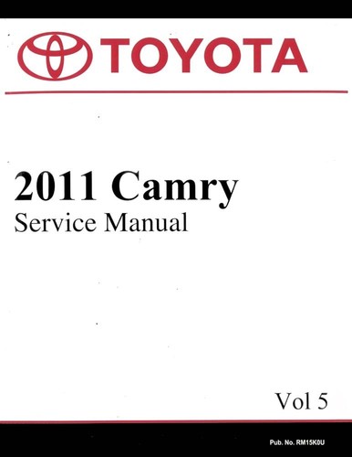 2011 toyota camry shop - toyota, service