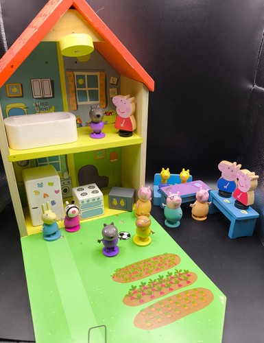 Peppa pig wooden family - wooden,