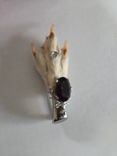 Silver Brooch Grouse Foot