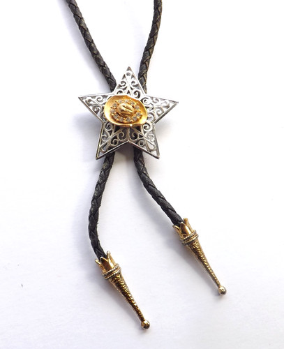 Vintage bolo tie - bolo, shoestring