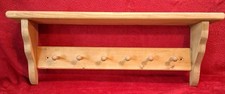 Shaker style coat rack and