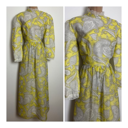 Vintage yellow white - 70's,