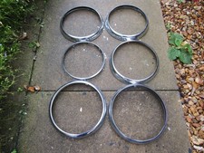 Lucas headlamp chrome rims