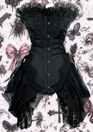 Strapless floral embroidery - strapless,