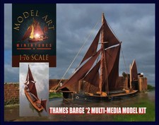 Thames Barge Waterline Model Kit 1/76 Scale/00 Gauge