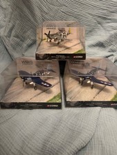 3 Corgi Diecast Aviation Archive World War II Legends F4U Corsair P-51D Mustang
