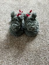 Marks & Spencer Dragon Slippers Child’s Size 8 Brand New Unisex Kids Fury Comfy.