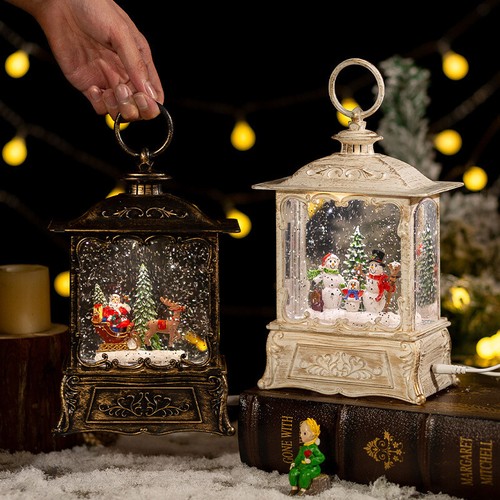 Christmas music box santa - box,
