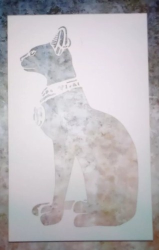 Egyptian cat reusable - a4,