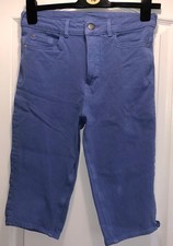 M & S Women's Blue Denim Pedal