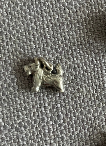 Sterling silver scottie - , dog
