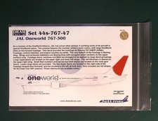 Draw Airliner Decals 1/144 44s-767-47: Boeing 767-300 JAL Oneworld